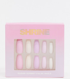 Эксклюзивные накладные ногти Shrine X ASOS - Sugar Sorbet-Многоцветный