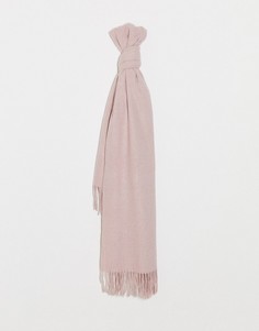 Бледно-розовый шарф с кисточками Vero Moda
