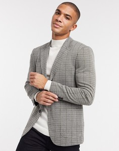 Пиджак в клетку Only & Sons-Голубой