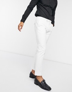 Белые брюки Twisted Tailor-Белый
