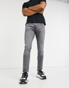 Серые узкие джинсы Selected Homme-Серый