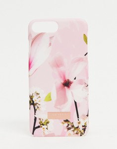 Розовый чехол для iPhone plus Ted Baker