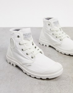 Белые ботильоны со шнуровкой Palladium-Белый