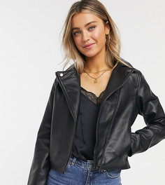 Байкерская куртка из искусственной кожи Wednesdays Girl-Черный цвет