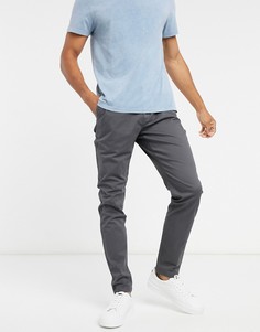 Серые чиносы узкого кроя Only & Sons-Серый