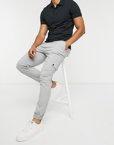 Серые фактурные брюки карго Lockstock-Серый