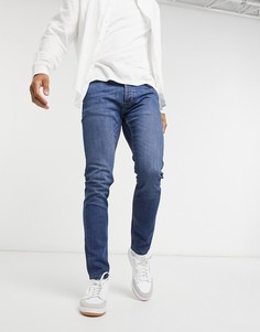 Ярко-синие супероблегающие джинсы Topman-Синий