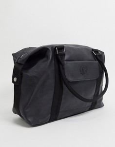 Черная сумка с клетчатой подкладкой Burton Menswear-Черный цвет