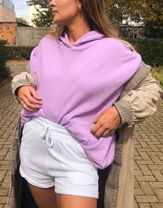 Худи-кокон в стиле oversized лавандового цвета ASOS DESIGN-Фиолетовый цвет