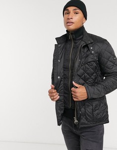 Черная стеганая куртка Barbour International-Черный