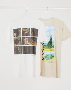 Oversized-футболка Jan Van Eyck​​​​​​​-Белый Poetic Brands