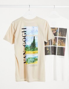 Oversized-футболка Van Gogh-Желтый Poetic Brands