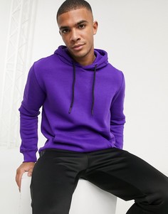 Худи фиолетового цвета Bershka-Фиолетовый цвет