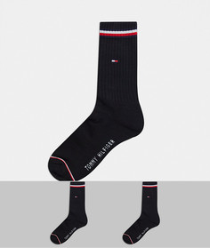 Набор из 2 пар черных носков Tommy Hilfiger-Черный