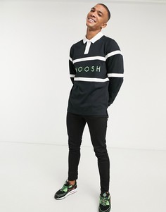 Черная рубашка с надписью "Swoosh" Nike-Черный цвет