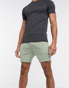 Спортивные шорты скинни с полосой по бокам ASOS 4505-Зеленый цвет