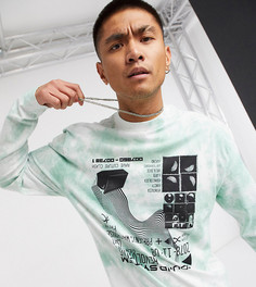 Лонгслив с принтом тай-дай COLLUSION-Мульти