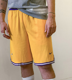 Желтые шорты Nike Basketball LA Lakers-Желтый