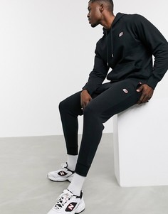 Черные джоггеры с маленьким логотипом New Balance-Черный цвет