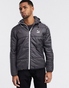 Черный пуховик Puma Classics T7-Черный цвет