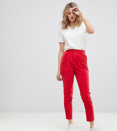 Бархатные брюки в винтажном стиле Daisy Street-Красный