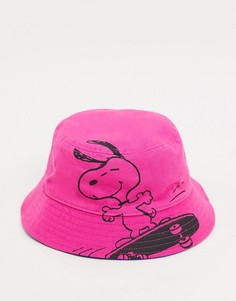 Розовая двусторонняя панама Levis x Snoopy-Розовый