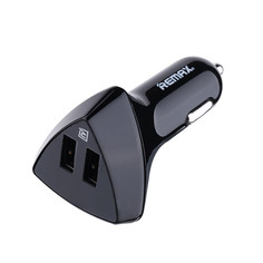 Зарядное устройство Remax RCC208 Aliens Led 2xUSB 5V/3.4A Black 71782