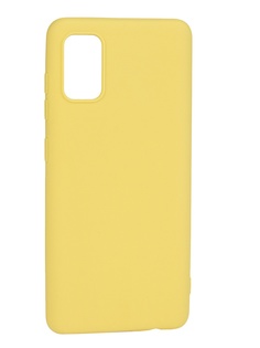 Чехол Pero для Samsung Galaxy A41 Soft Touch Yellow CC01-A41Y ПЕРО