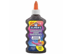 Слайм Elmers Glitter Glue для слаймов 177ml Black 2109501 Elmer's