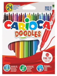 Фломастеры Carioca Doodles 24 цвета 42315