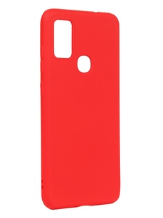 Чехол DF для Samsung Galaxy M51 Silicone Red sOriginal-16