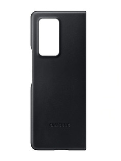 Чехол для Samsung Galaxy Z Fold 2 Leather Cover Black EF-VF916LBEGRU