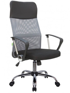 Компьютерное кресло Riva Chair 8074 ткань Black-Grey 00-00006098