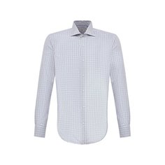 Рубашка из хлопка и шерсти Luciano Barbera