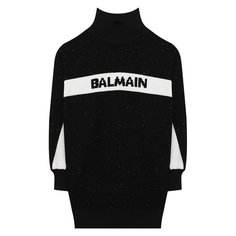 Шерстяное платье Balmain