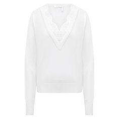 Пуловер из шерсти и шелка Chloé Chloe