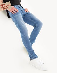 Зауженные джинсы Slim с потёртостями Gloria Jeans