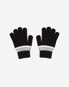 Чёрные перчатки для мальчика Gloria Jeans