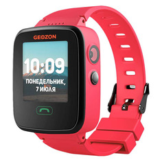 Смарт-часы GEOZON Aqua, 1.44", розовый / розовый [geo-g-w04pnk]