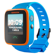 Смарт-часы GEOZON Aqua, 1.44", синий / синий [geo-g-w04blu]