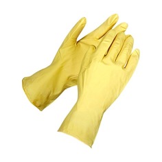 Перчатки многоразовые, размер: M, латекс, 1 пара Noname