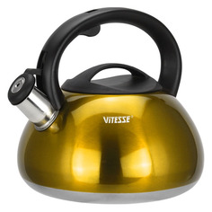 Металлический чайник Vitesse VS-1121, 3л, желтый [vs-1121 желтый]