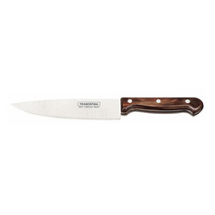 Нож кухонный Tramontina Polywood (21131/198) стальной шеф лезв.200мм прямая заточка серебристый