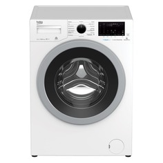 Стиральная машина BEKO WSRE7H636SBW, фронтальная, 7.5кг, 1200об/мин