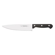 Нож кухонный Tramontina Ultracorte (23861/107) стальной шеф лезв.175мм прямая заточка серебристый