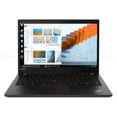 Ноутбуки Ноутбук LENOVO ThinkPad T14 G1 T, 14", IPS, Intel Core i7 10510U 1.8ГГц, 16ГБ, 512ГБ SSD, Intel UHD Graphics , Windows 10 Professional, 20S00044RT, черный