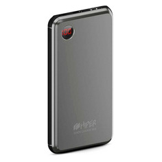 Внешний аккумулятор (Power Bank) HIPER Steel 10, 10000мAч, темно-серый [steel 10 space gray]