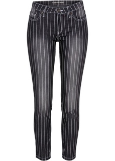 Джинсы Skinny в полоску Bonprix