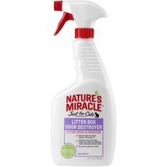 Спрей для кошек 8 in 1 Natures Miracle для устранения запаха кошачьего туалета 709 мл