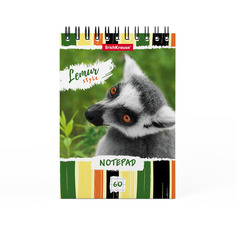 Блокнот ErichKrause Lemur Style, А6, 60 листов, клетка